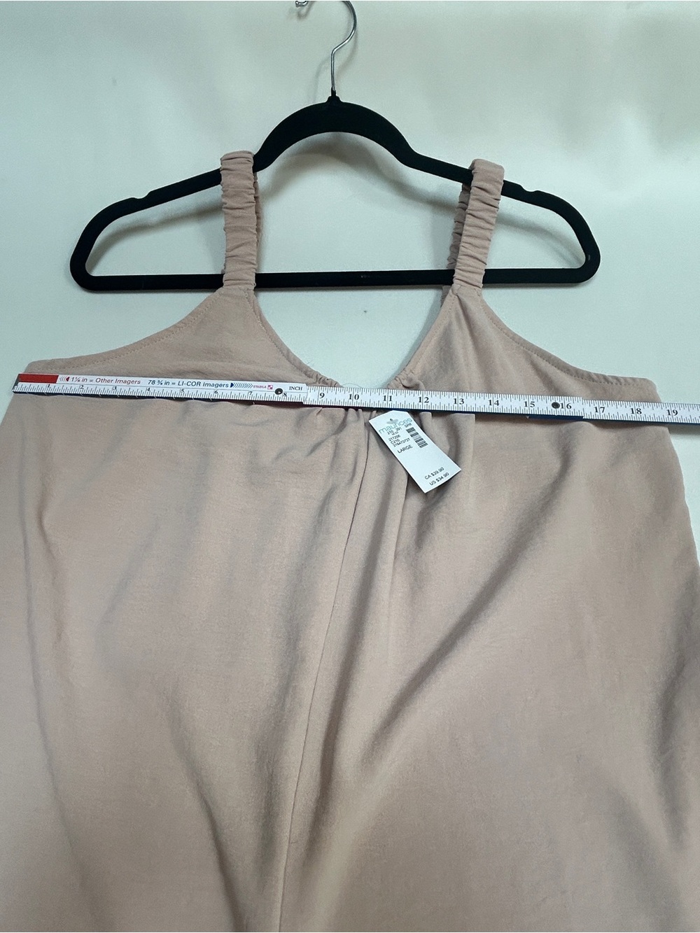NWT Maurices Sleeveless Wide-Leg Jumpsuit in Light Blush - Picture 8 of 9